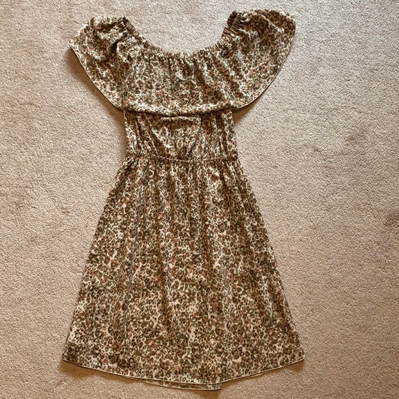 Aritzia leopard print dress